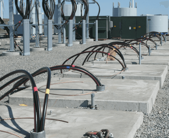 Completed site work and infrastructure by Rhodenizer Construction